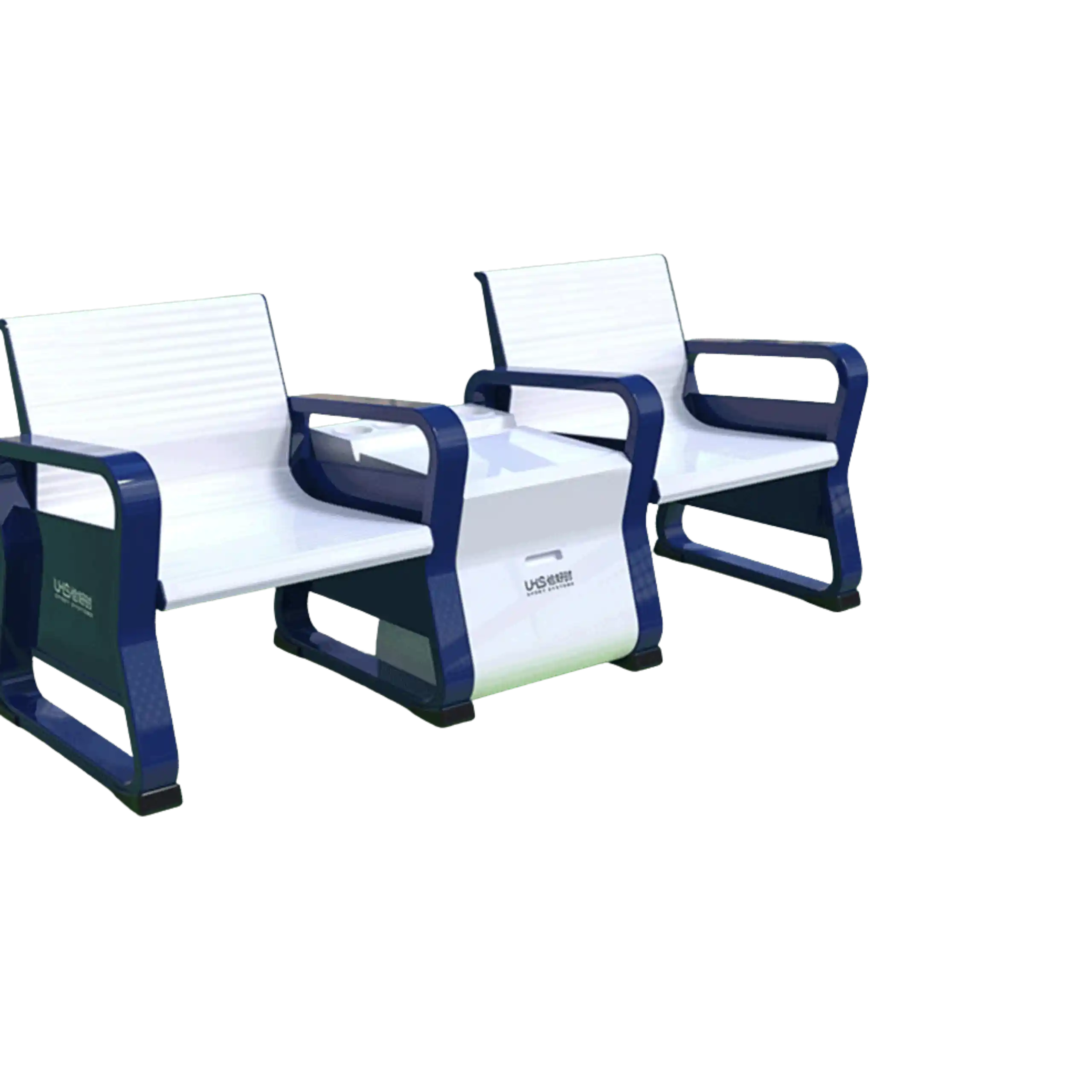 TP-308 Aluminum Alloy Rest Chair Set - Storage Rack | Tennis Court Equipment