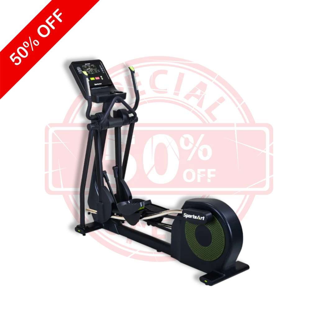 SportsArt G874 Eco-Powr Elliptical: Adjustable Stride, Energy-Generating Cardio