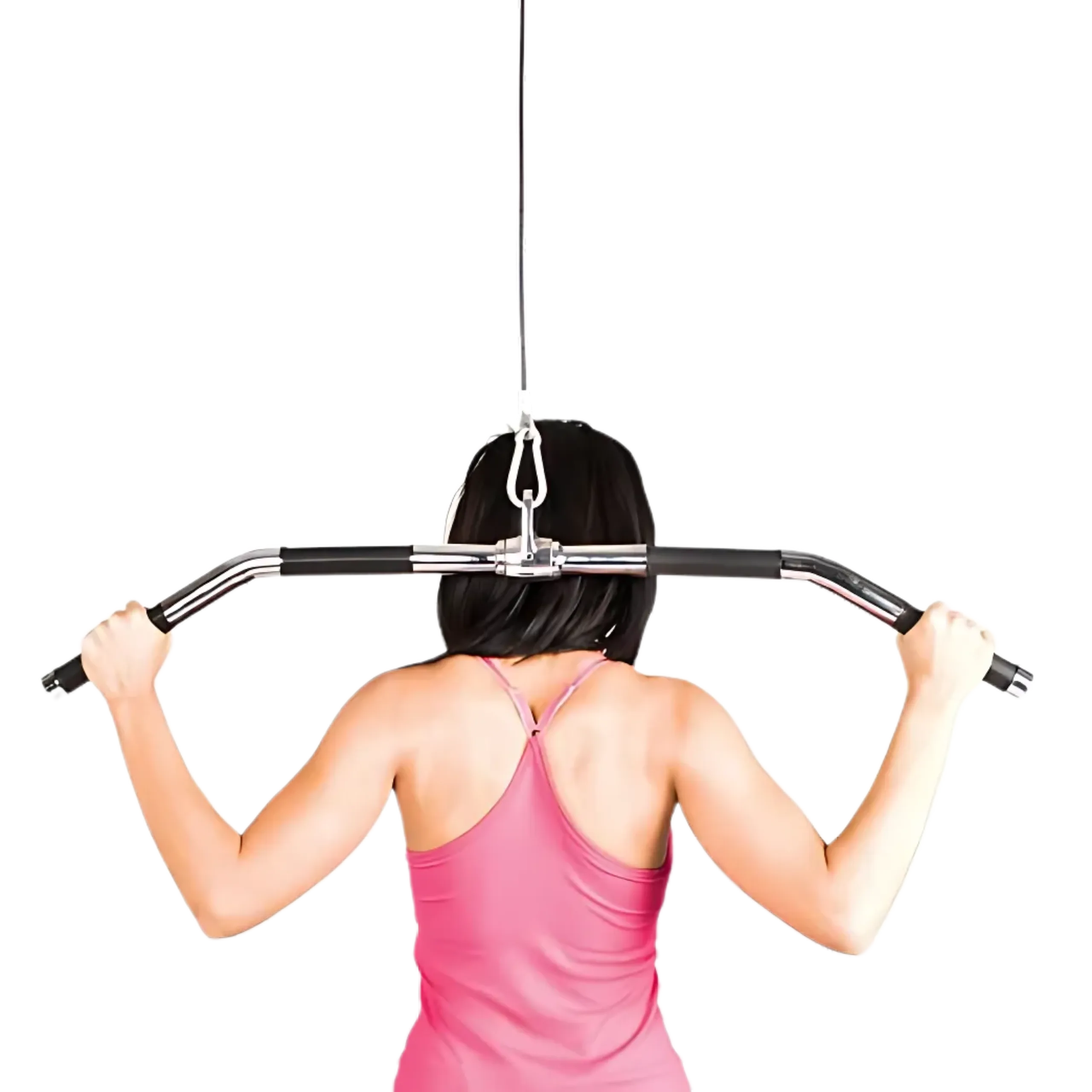 TKO Chrome Lat Bar (38" & 48") | Cable Machine Attachment - Image 3