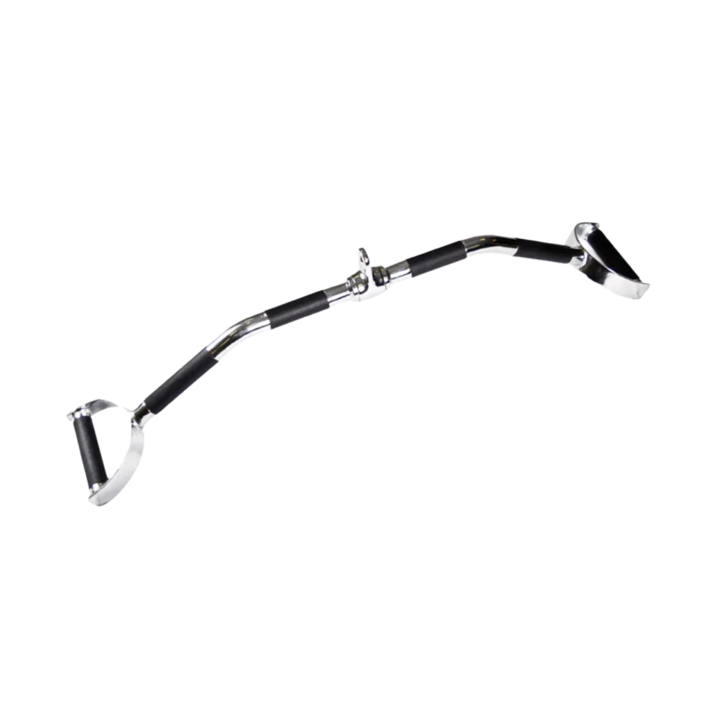 TKO Chrome Pro Style Lat Bar (30"/38") | Cable Machine Attachment