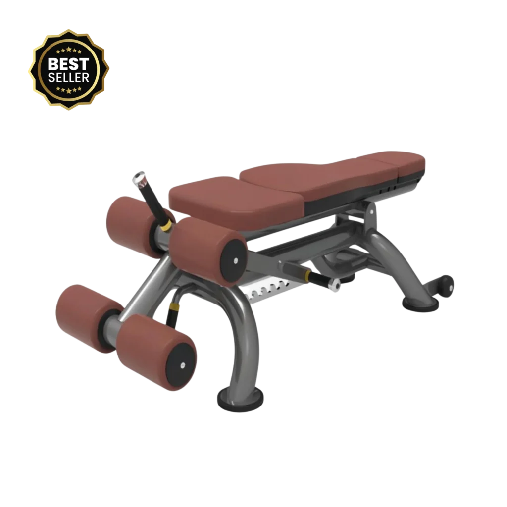 Ultimate Adjustable Ab Bench - Core Workout | Stable Commercial-Grade Bench
